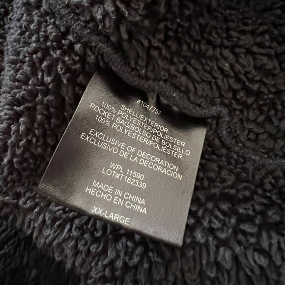 32 Degrees Heat Super Soft Shell Sherpa Fleece Full Zip Mock Collar Mens Jacket - Picture 6 of 9